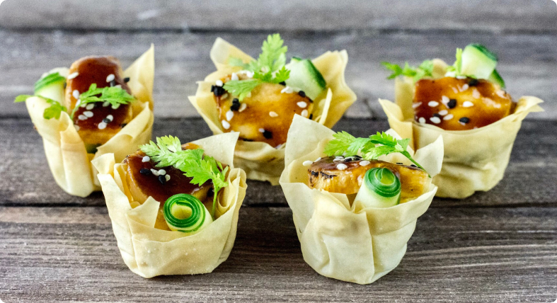 Tofu Häppchen, Fingerfood Catering